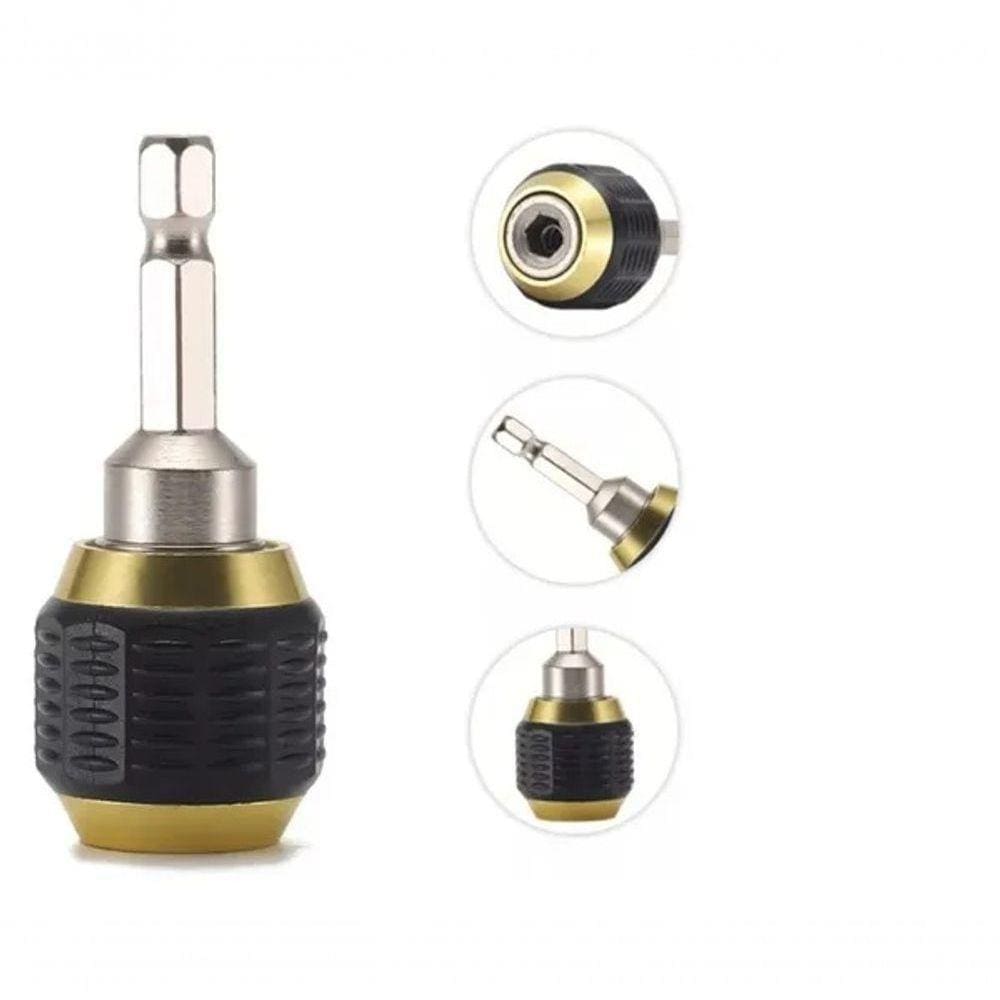 Adaptador Mandril Para Furadeira Parafusadeira Engate Rápido
