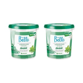Depilatorio Depil Bella Cera Hidro 600G Hortelã-Kit C/2Un