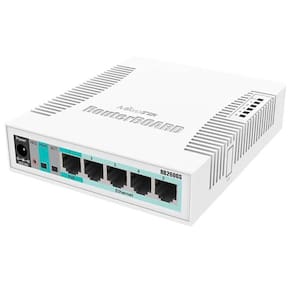Switch Mikrotik Smart RB260GS - SwOS - Expansão SFP - CSS106-5G-1S - Reg. Anatel: 07379-19-03817