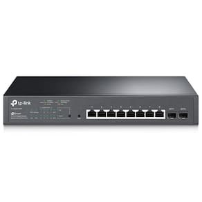 SwitchTP-Link TL-SG2210MP - 8 Portas Gigabit PoE- 2 Portas SFP - Gerenciável L2+ - JetStream