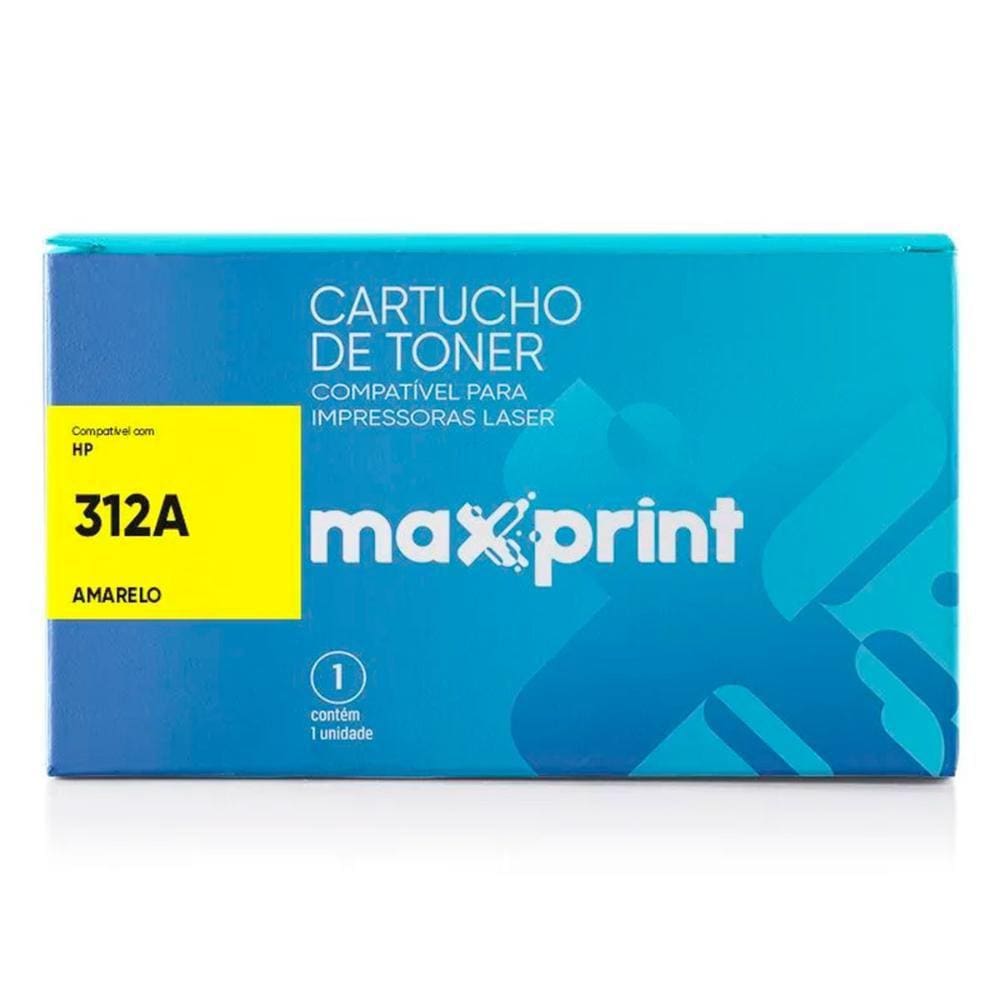Toner Maxprint compatível com HP 312A Amarelo - CF382A