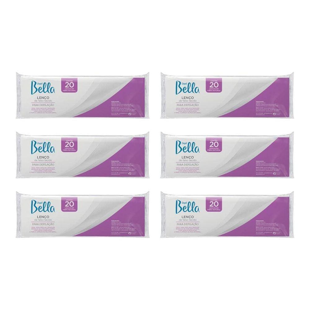 Depilatorio Depil Bella Papel C/20 Gran Style - Kit Com 6Un