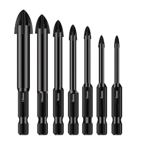 Kit Broca De Haste Hexagonal 7pcs 3-12mm
