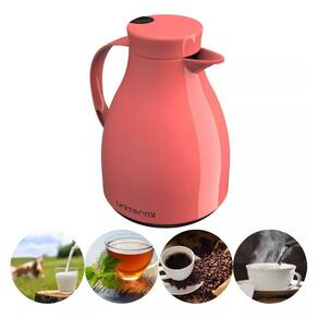Garrafa Térmica Bule Gatilho 1L - Rosa