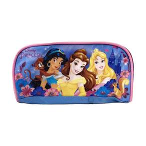Estojo 1 Divisória Disney Princesas Azul/Rosa Xeryus