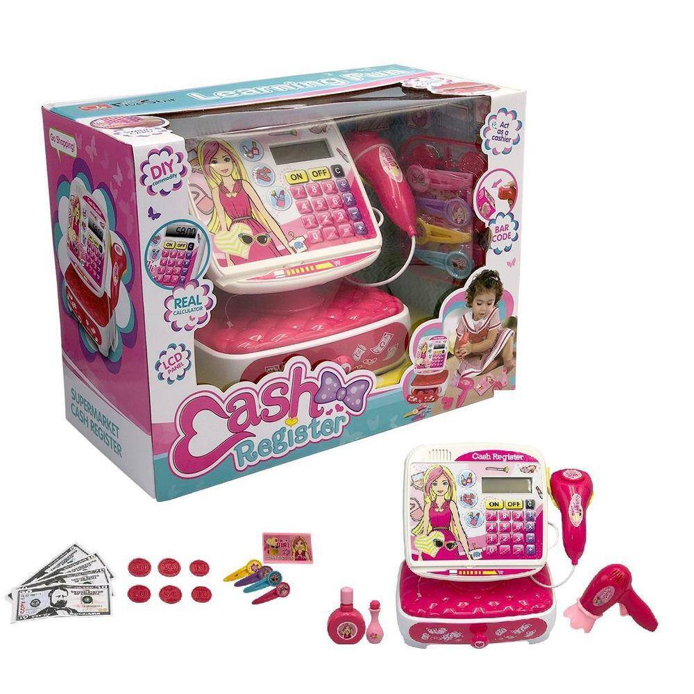 Caixa Registradora Infantil Brinquedo Visor Digital Diversão