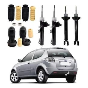 4 Amortecedores + Batentes Ford Ka Até 2013