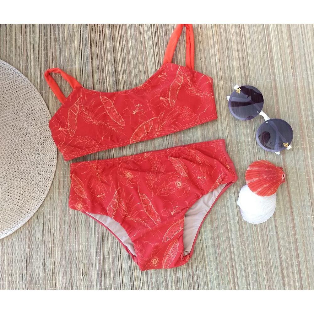 Conjunto Infantil Resort Estampado Infan Til