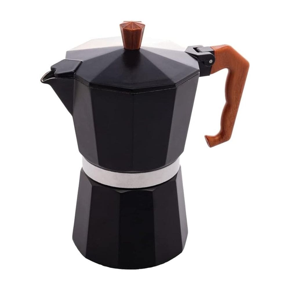 Cafeteira Italiana de Alumínio 6 Doses com Cabo em Plástico