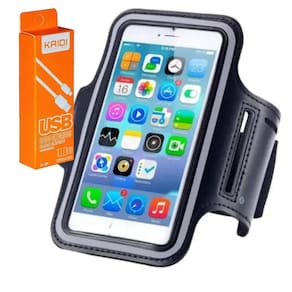 Braçadeira Celular Corrida Esporte Ciclismo Suporte Celular + Cabo USB PARA IPHÖNE