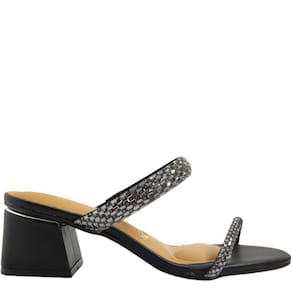 Tamanco Feminino Casual Salto Médio com Strass Vizzano 6428.134