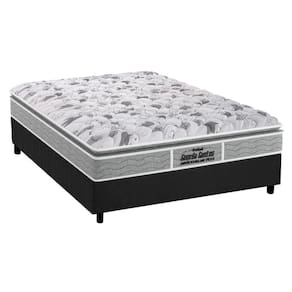 Conjunto Box Casal: Colchão Anatômico Probel D45/EP Firmepedic Guarda Costas Próextreme Plus + Base CRC Suede Gray(138x188)