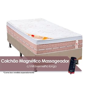 Colchão Solteiro Magnético c/Vibro Massagem c/ c/ Niponpedic Molas Tecnopedic (88x188x31) - Castor