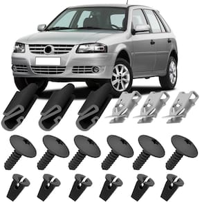 Kit Grampos Presilhas Parafusos e Buchas Do Parabarro Gol G4 2006 Até 2009 2010 2011 2012 2013 2014