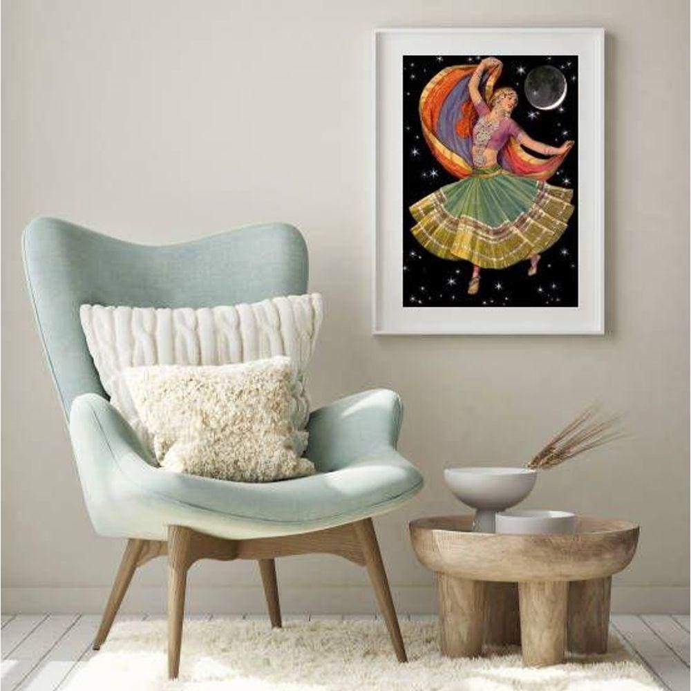 Quadro Decorativo Entidade Cigana - 60X48Cm