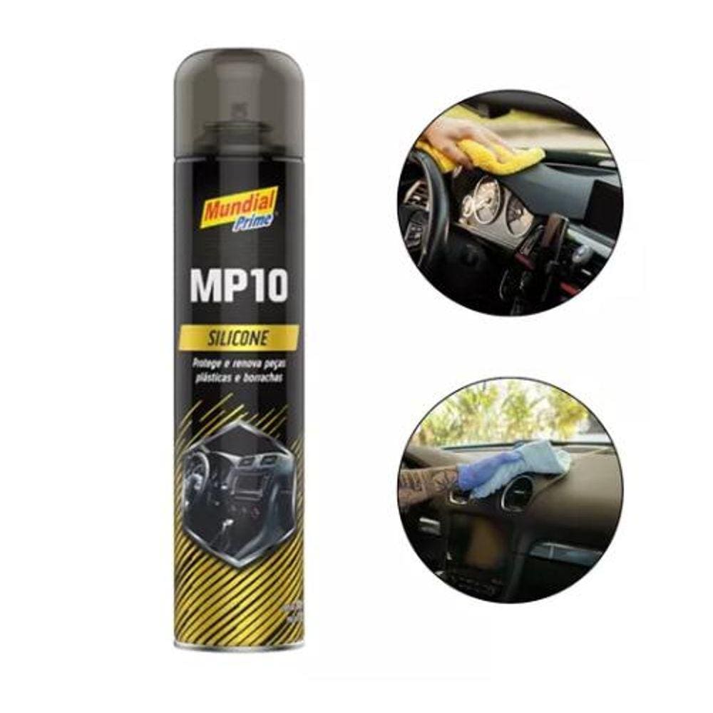 Silicone Spray 300ml Mp10 Protege Painel Carro Mundial Prime