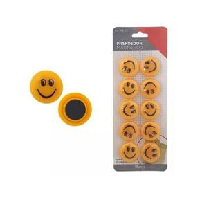Imã Prendedor Magnético Emojis 10 Un Para Geladeira / Lousa