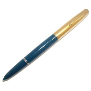 Caneta Tinteiro Parker 51 Argentina Light Teal Pena Ouro 14K