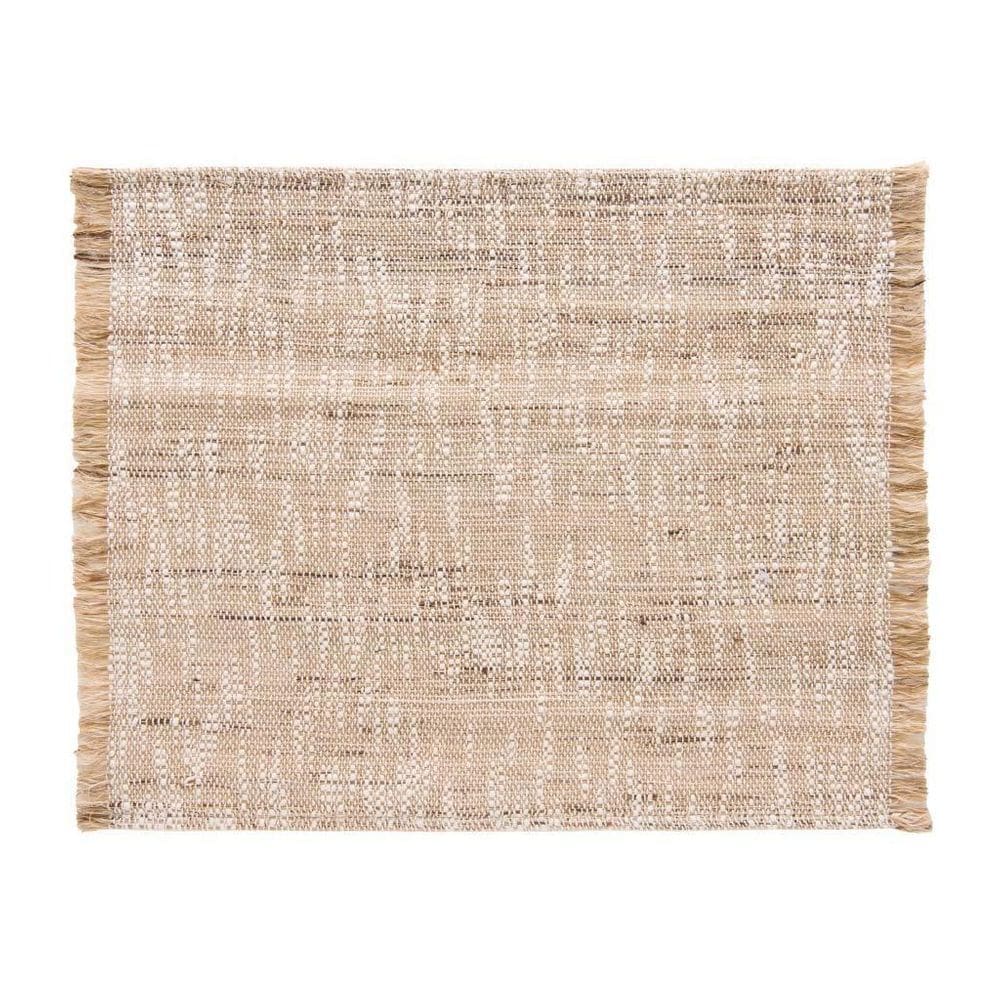 Jogo Americano Avulso Rami Franjas Natural