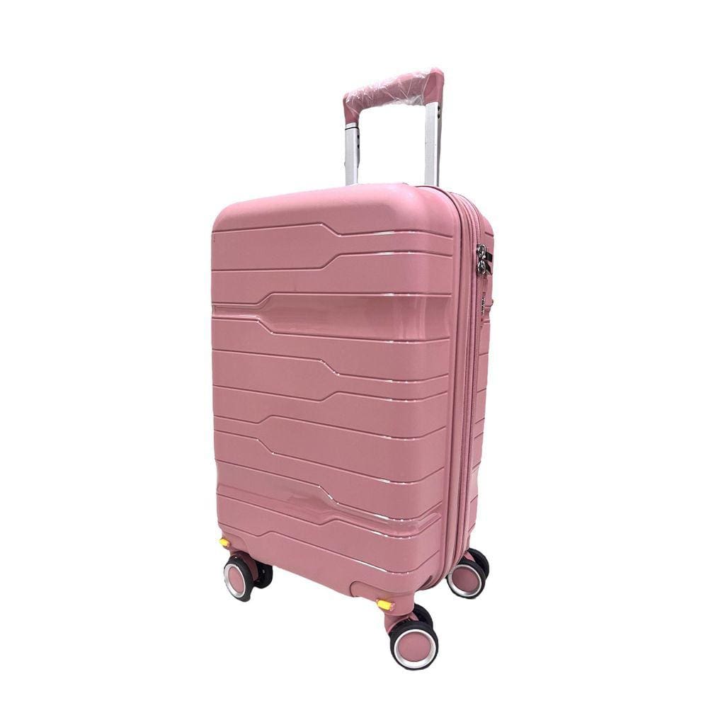 Mala De Bordo 10Kg Polipropileno Inquebrável Rose Ultra Leve