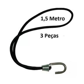 Corda Elástica 1,5m - Motoboy, Capacetes - Dvsc