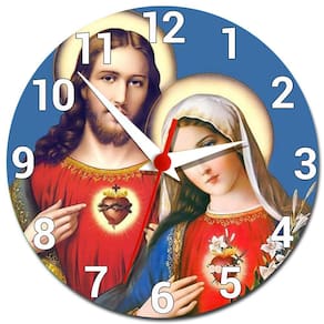 Relógio de Parede Maria de Nazaré Mãe de Jesus Decoração