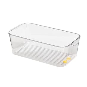 Suporte Para Geladeira 30X16Cm Acrílico Organizador Com Alça