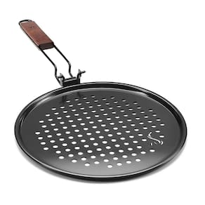 Grelha Legumes Pizza 33Cm Cabo Retrátil Removível Outset