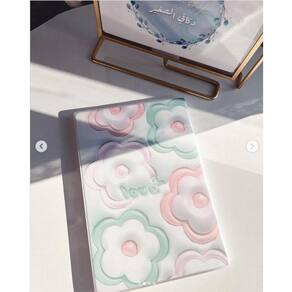 Caderno Flowers Kawaii Com 60 Folhas Pautada