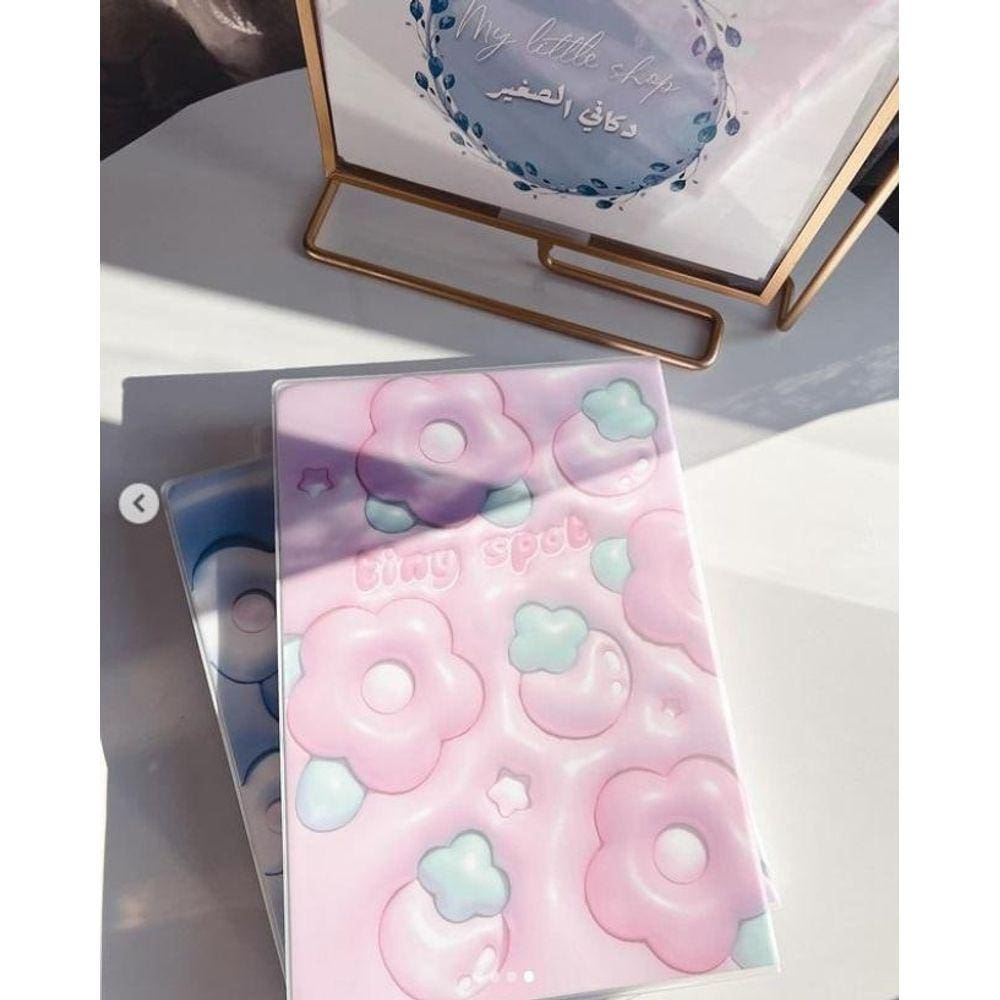 Caderno Flowers Kawaii Com 60 Folhas Pautada