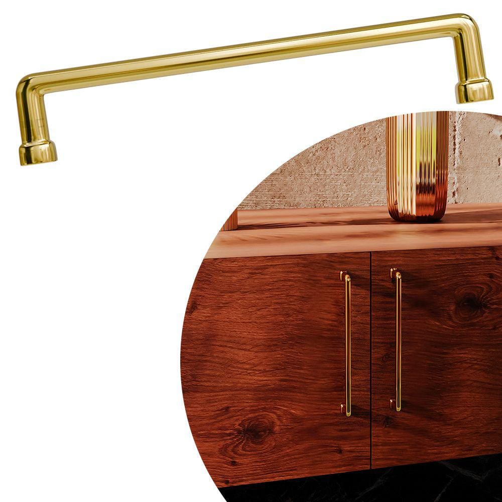 Puxador Norbello IL 1740 - Ouro Real - 192MM