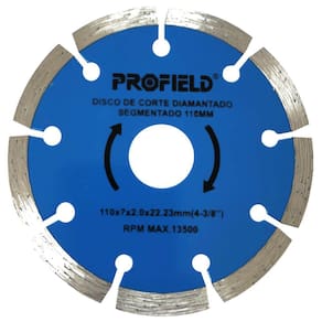 Disco Diamantado 4" - 8MM - Segmentado - Profield