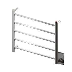 Toalheiro Termico Aquecedor De Toalhas Fio Oculto Pequeno Ruby Premium Cromado Inox