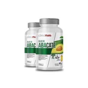 Kit 2 óleo De Abacate Clinic Mais 60 Cápsulas 1000mg 84g
