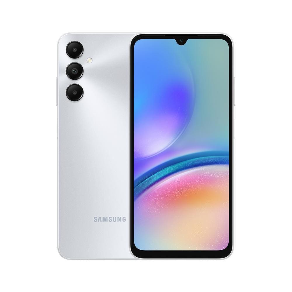 Smartphone Samsung Galaxy A05s 4G 128GB 6GB RAM Octa-Core Qualcomm Câmera Tripla + Selfie 13MP Tela 6.7" Dual Chip- Prata