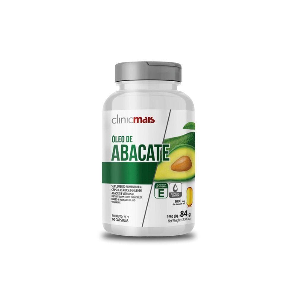 Óleo De Abacate Clinic Mais 60 Cápsulas 1000mg 84g