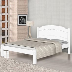 Cama de Casal Basoto - Branca