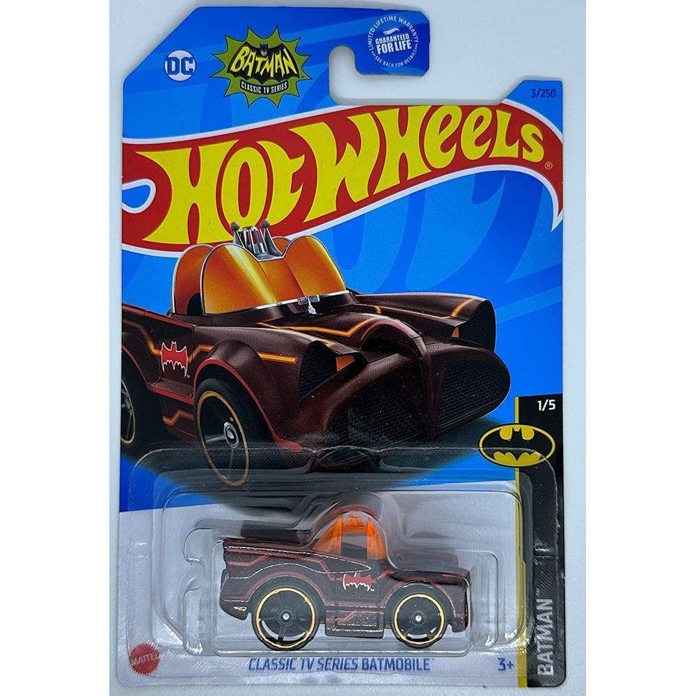 Die Cast Car Hot Wheels Série de TV clássica Batmobile 1:64