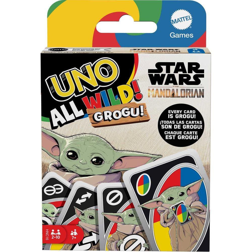 Jogo de cartas Mattel Games UNO All Wild Grogu Star Wars