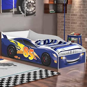 Cama Carro Azul Infantil Blue Gabrielli Móveis
