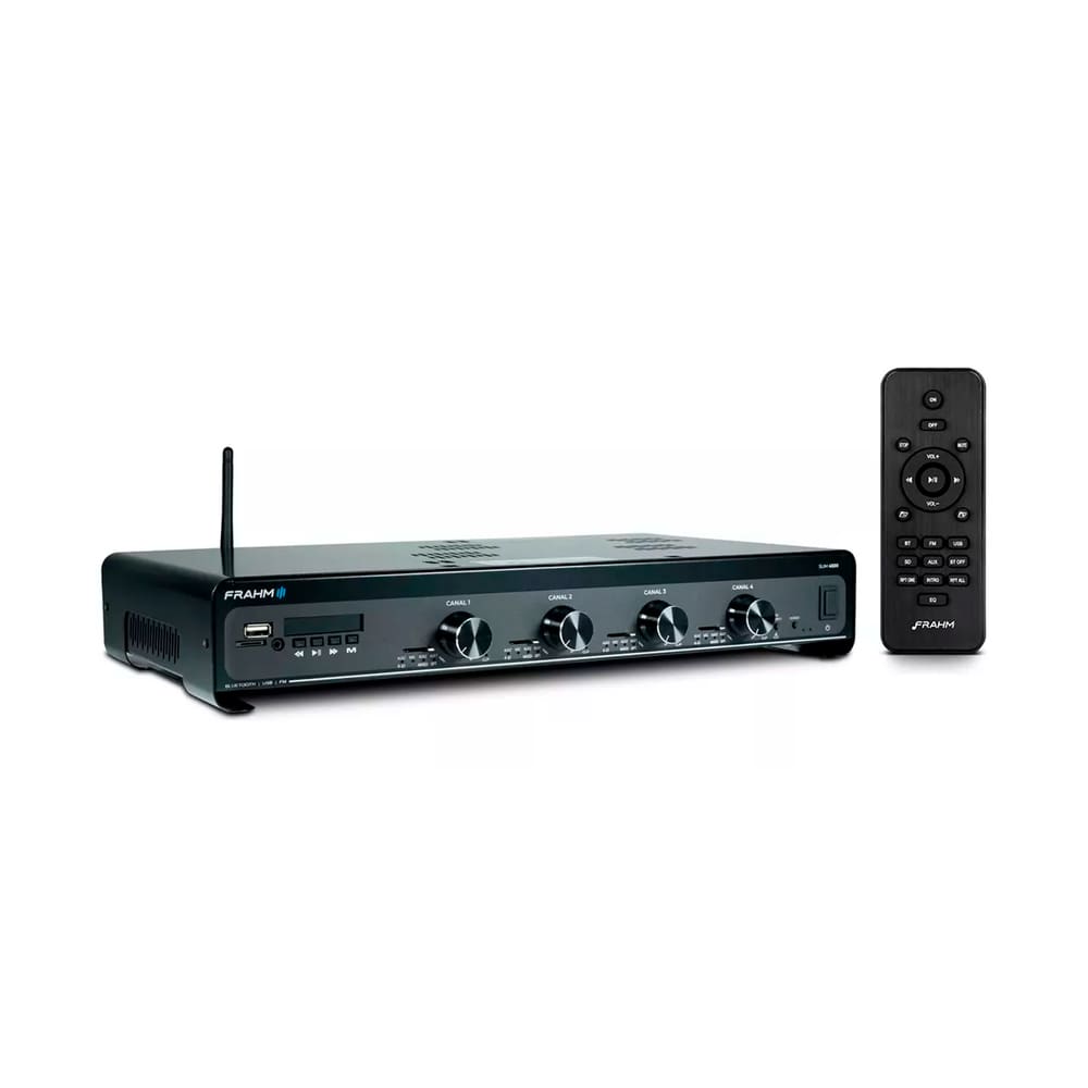 Amplificador Slim 4500 G5 4 120 Rms Optical Bivolt Automatico