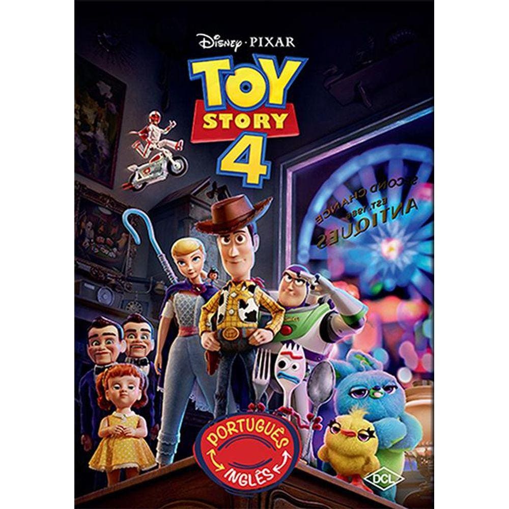 Disney - Bilíngue - Toy Story 4 - (Capa almofadada)