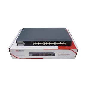 Switch 24 Portas Gigabit Hikivision Ds-3E0524-E B  Pt-Hk1013