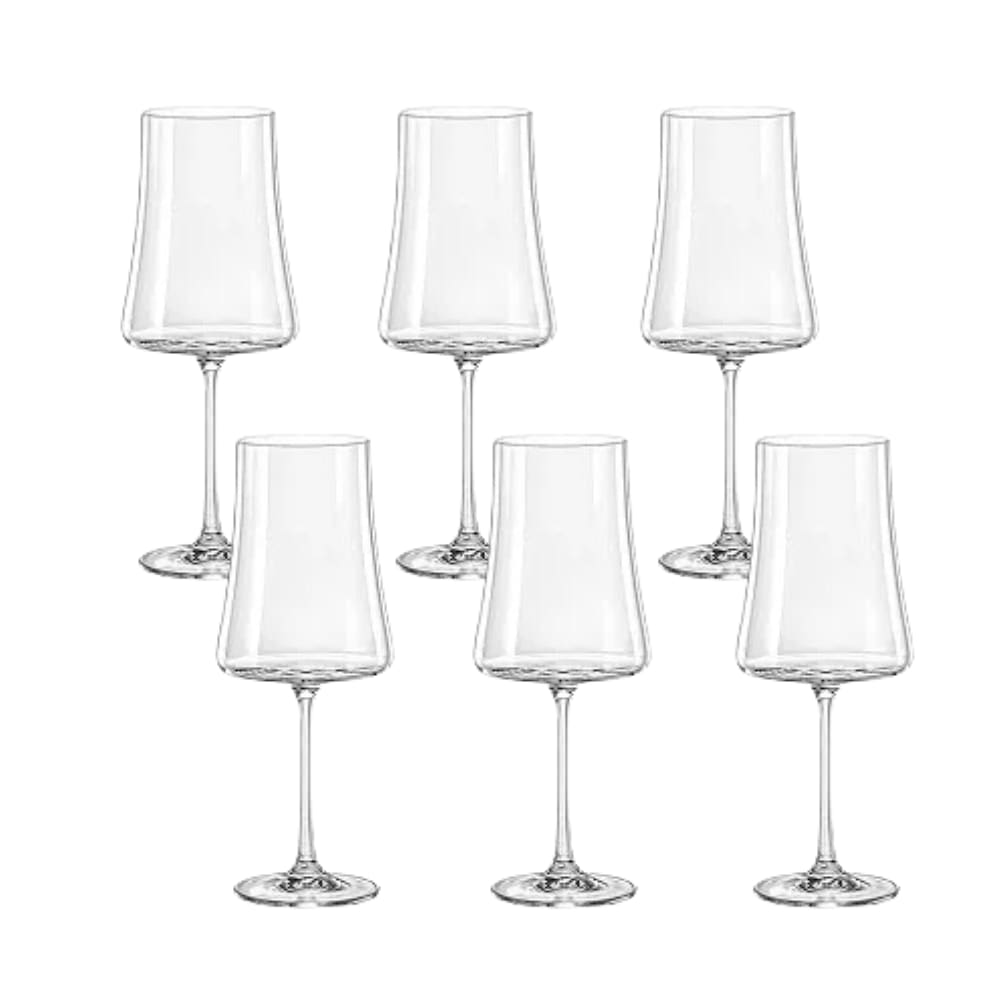 Conjunto 6 Taças de Vinho de Cristal Ecológico Alex 400ml - Wolff