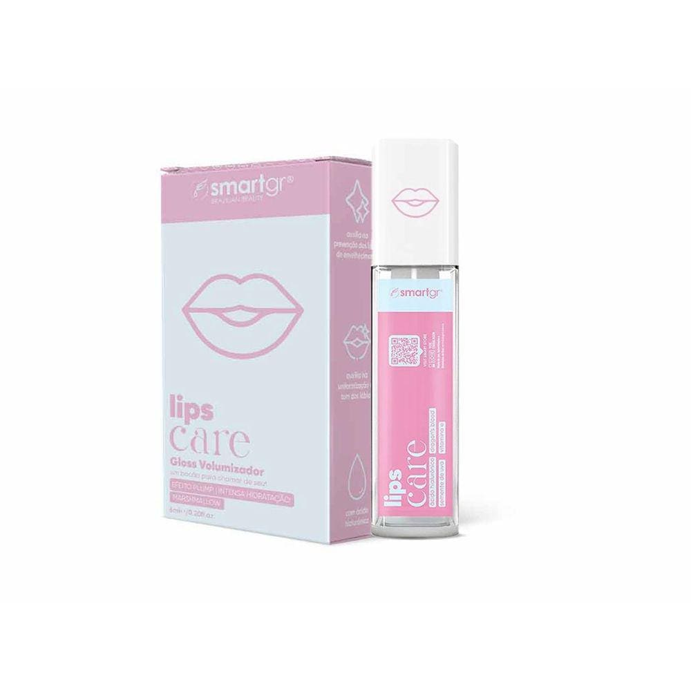 Gloss Volumizador Marshmallow 6 ml - Smart Lips Care Smart GR