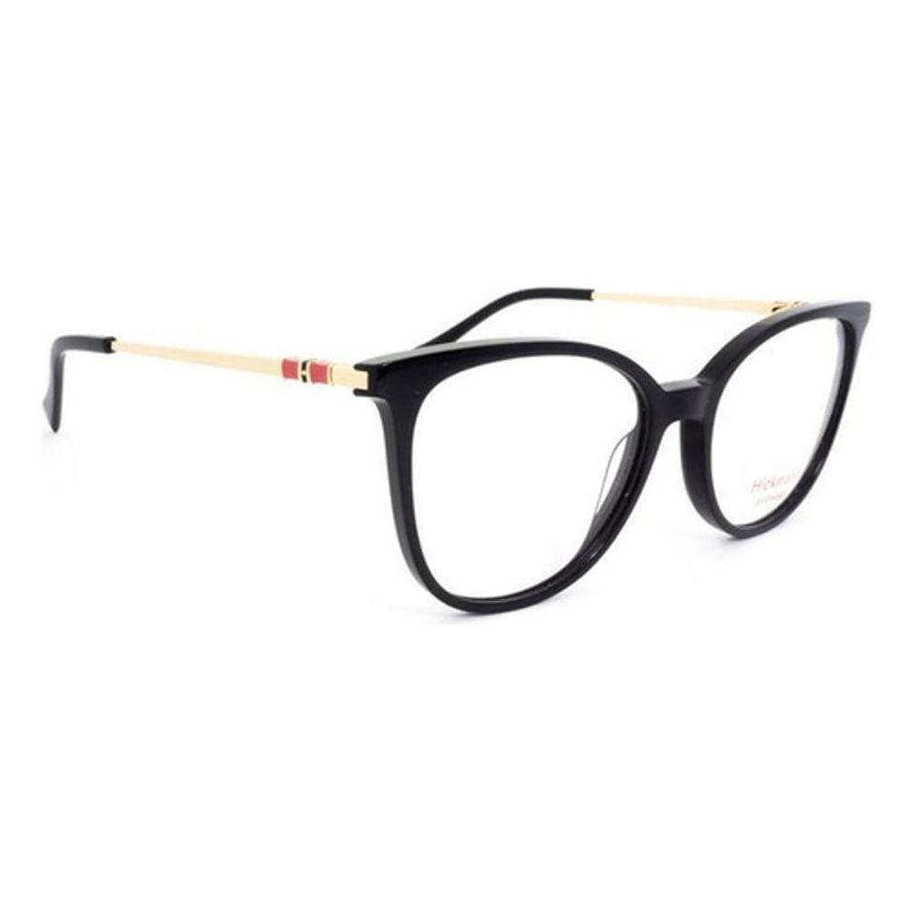 Óculos Armação Hickmann Hi60009 A01 Feminino Gatinho Preto