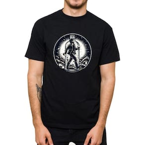 Camiseta Algodao Masculina Gola Redonda Excelente Caimento Estampada Homem e Cerveja