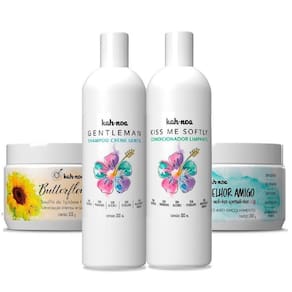 Kit Para Cabelos Crespos E Cacheados Kah Noa (4 Itens)