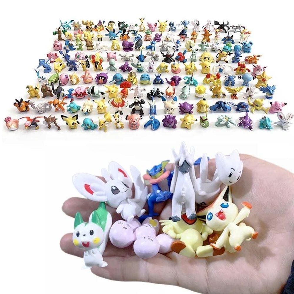 Miniaturas Pokemon 10 Peças aleatórias sem repetição