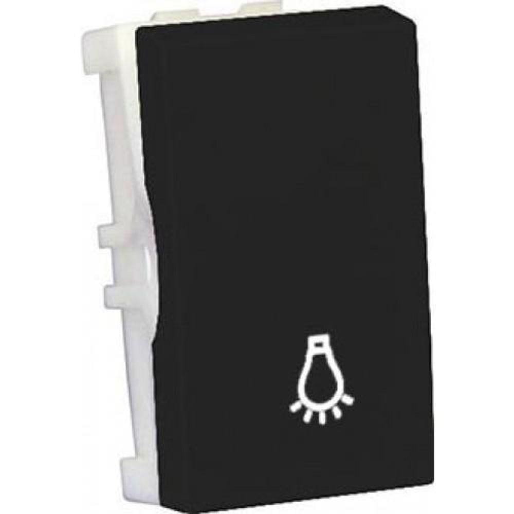 Modulo Interruptor Pulsador De Minuteria - Recta Black Gloss